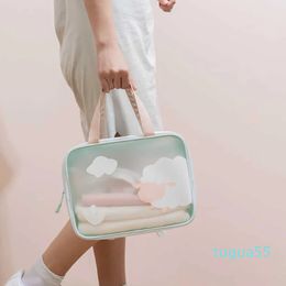 Diseñador-Separación húmeda y seca Bolsa de deporte para niños Traje de baño impermeable para mujer Natación Bolsa de almacenamiento de fitness Ovejas de dibujos animados Bolsa de playa portátil 230310