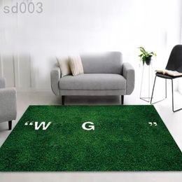 Designer nat gras tapijt pluizige karpetten groen tapijt badkamer entree mat woonkamer slaapkamer huishoudelijk design tapijt luxe meubels S02