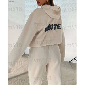 Designer White Fox Sweat à capuche Ensembles de survêtement Deux 2 pièces Vêtements pour femmes Ensemble de vêtements Sportif Pull à manches longues Survêtements à capuche Printemps Automne Hiver