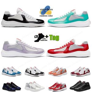 Designer en gros chaussures de course America Cup haut haut bas chaussure décontractée souple noir bleu vert rose rouge blanc coureur formateurs homme hommes femmes baskets