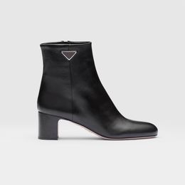 Bottes d'hiver de styliste pour femmes, mini bottes de cowboy noires, chaussures en cuir véritable, taille 35-42