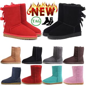 Designer Winter Candy Fur Snow Boot Women Luxe meisje klassiek