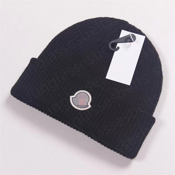 Gorro de invierno de diseñador Gorro de diseñador Gorro para mujer para hombre Gorro de punto grueso y cálido Gorro de otoño e invierno Gorros y sombreros unisex Gorro femenino al aire libre Gorros MONCLiR