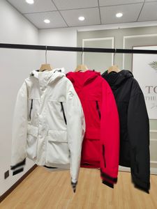 Chaqueta de invierno de diseñador para mujer MACKAGES Chaqueta acolchada Chaqueta con capucha Funcional 90% plumón de pato blanco Abrigo de invierno para hombre con múltiples bolsillos canadienses Esquí de viento