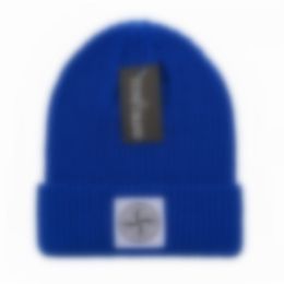Designer hiver tricoté bonnet STONE chapeau bonnet de mode bonnet d'automne habillé pour femmes hommes ISLAND crâne extérieur 17 couleurs chapeaux Beanie S-12