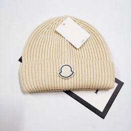 Ontwerper Winter gebreide beanie wollen hoed vrouwen dikke dikke warme muts hoeden vrouwelijke motorkap beanie kindermuts caps 10 kleuren