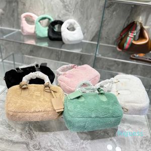 Designer-Winter Lovely Tote Bag Pillow Pack Borse da donna Borse da donna in peluche con manico per lo shopping Borsa a tracolla