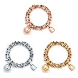 Designer avec boîte Tiffanines Charme Bracelets originaux pour femmes 925 Sterling Silver Classic Key Heart Bracelet Exquis Engagement Bijoux Cadeau