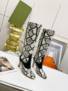Designer femme bottes hiver mode cuisse haute botte en cuir chaud Cowgirl imperméable semelle épaisse botte