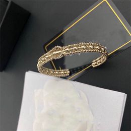 Designer Woman Men Chanells Bangle luxe modemerk Letter C armbanden vrouwen open armband sieraden gouden manchet cadeau cclies 11