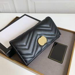 Monedero mujer diseñador Marmont continental wallet caja original carteras tarjetero