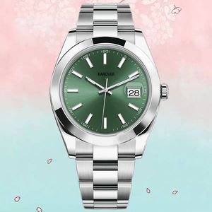 Montre Femme Designer 31mm Petit cadran 2813 Mouvement Montre automatique Mens 36 41mm Cadran lumineux vert Montre de luxe en acier inoxydable avec boîte Cadeau Saint Valentin