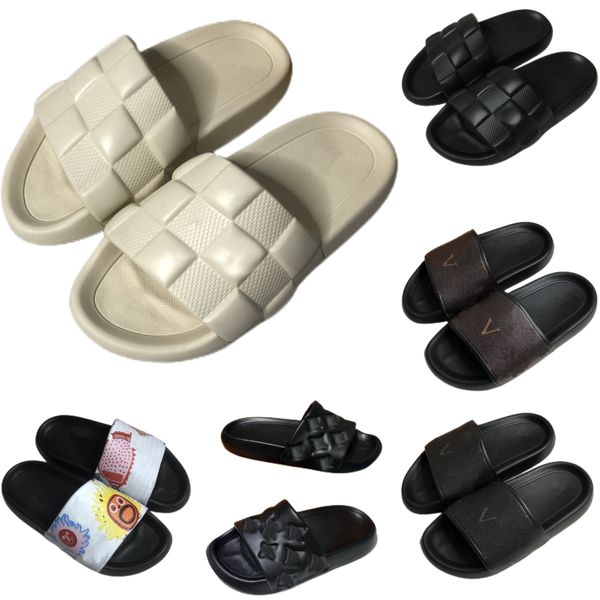 Diseñador mujer sandalia mans Zapatillas piscina almohada comodidad mulas toboganes Precio al por mayor sandalia de alta calidad famosa zapatilla mujer zapatillas de deporte de espuma con tamaño de caja 35-46