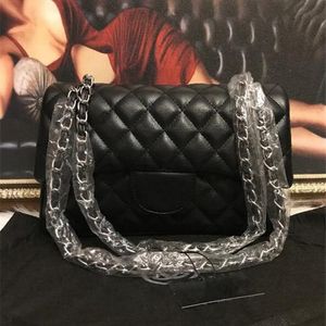 Diseñador- Bolsos de mujer moda hombro cubierta bolsos de dama bolso de mensajero de cadena de cuero de alta calidad