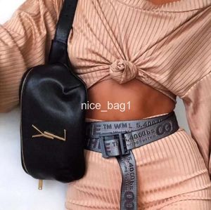 Designer Women Belt Bag Leather Fashion Fanny Pack Unisex Bumbag Letters Men Men Purse Luxury Taille Tassen