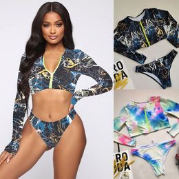 Designer Women Bikini Twee stukken Sets vrouwelijke sexy bloemenprint plus size zwemkleding kleding jeugdmeisje push up deksel strand zwempak badpak stringeren top biquini