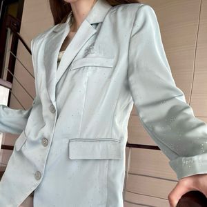 Designer Women Blazer Jacket Coat femme Star complète avec des lettres Spring New Slewing Tops