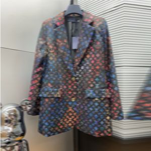 Diseñador mujer blazer chaqueta mujer letras clásicas camuflaje primavera nuevos tops lanzados