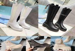 Designer Women Boots Rois Ankle Boots Monolith Boot Echt lederen schoenen Cloudbust Thunder Militair geïnspireerde gevechten Mid Triple Co6109070