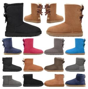 designer dameslaarzen sneeuwschoenen sneakers triple zwart kastanje paars roze marine grijs klassieke enkel korte laars dames dames meisjes laarsjes winterschoenen