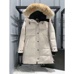 Designer Femmes Canadian Goose Version mi-longue Puffer Down Veste Femme Down Parkas Hiver Épais Manteaux Chauds Coupe-Vent Streetwear 482