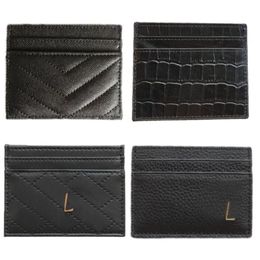 designer dameskaarthouders heren croco gewatteerde kaviaar creditcards portemonnees mini wallet251S