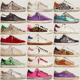 Designer Femmes Casual Chaussure De Luxe Star Chaussures Lady Rouge Violet Or Sequin Skate Chaussure Classique Blanc Do-old Dirty Man Sneakers