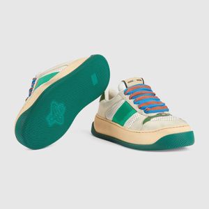 Designer Femmes Casual Chaussures Rhyton Baskets Hommes Skateboard Chaussures Rouge Vert Rayé En Cuir Broderie Rayures Papa Chaussures Luxurys Designer Color Block Baskets 77