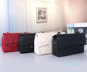 Diseñador- Mujer Bolso clásico con solapa bolso dama moda plata negro cadena bandolera bandolera