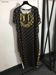 designer dameskleding meisje zomerkleding mode Letter gedrukt ronde kraag mouwloze jurk van hoge kwaliteit 14 december 11