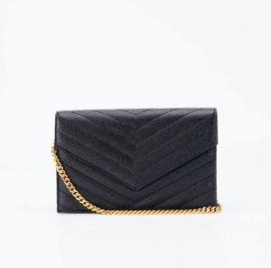 Bolso de hombro de diseñador de moda, bolsos de mujer, bolso de mano para mujer, cadena de mensajero de cuero de alta calidad, calidad superior