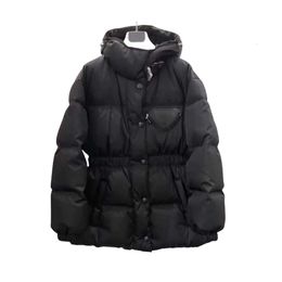 Designer Femmes Down Top Qualité Veste Manteaux Denim Terry Parkas Mode Puffer Vestes Hommes Blazers Triangle Budge Hiver Épais Manteaux Manches Longues Windbraker