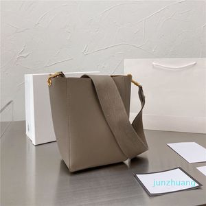 Diseñador- Bolso de cubo de moda para mujer Bolsos de hombro de grano de lichi Paquete cruzado de viaje Paquetes compuestos elegantes
