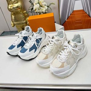 Designer Women for Mens Run 55 Sneaker Casual Shoes Real Leather Sports Sneakers Flats Casual Speed ​​Trainers Maat 35-41 10