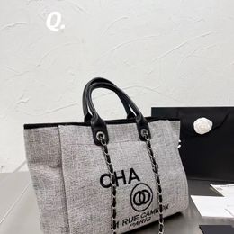 Designer Deauville Tote Sac à provisions Sac de luxe Channe de luxe sac à main en nylon en nylon