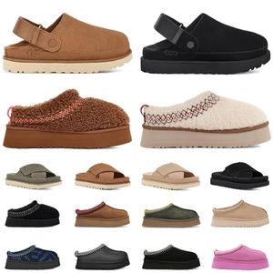 Designer Dames Goldenstar Klomp Slippers Boston Klompen Gouden ster Sandaal Cross Slides Dames Heren Tazz Tasman Mosterdzaad Kastanje Winter Sandalen ugglie slippers