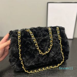 Designer dames handtas kettingtas geruite flapbont schoudertas gouden ketting lederen effen kleur gesp vierkante messengertas