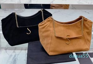 Designer Femmes Icare Suède Hobo Fourre-Tout Sac À Bandoulière France Marque Sacs À Main En Cuir De Vachette Lady Chaîne Sangle Grand Sac À Main Shopping Avec Porte-Monnaie