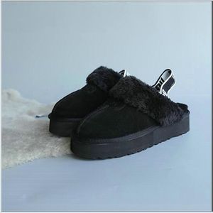 Designer vrouwen vergroten sneeuw binnen slippers zachte comfortabele schapenvacht houd de winter warme slipper pluche laarzen meisje mooi eu3-43wxs
