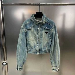 Designer Dames Jassen Denim Jas Dames Knop Letters Lente Herfst Stijl Slank voor Dame Outfit Vrouw Jeans Buitenmaatse Classcia Windjack Jassen Veste Femme1fun