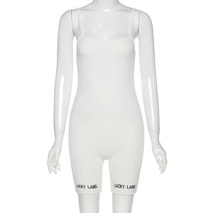 Designer Women Jumpsuits Nightwear Playsuit Workout Button SkleVeless Rompers V-Neck Short onesies Women Plus Size DHL 8802