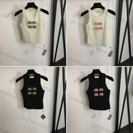 Diseñador Mujeres Chaleco de punto Yoga Sin mangas Banda ancha Carta Imprimir Tops Casual al aire libre Camisetas sin mangas Deportes Sexy Tops