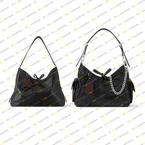 Diseñador mujer dama CarryAll Cargo PM MM arrugado bolso pulido bolso de mano bolso de hombro bolso de compras M24861 M25143