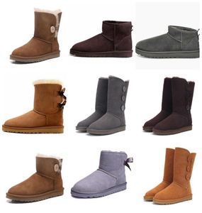 Designer Dames Leren laarzen Braid Comfy Australia UGGGLI Booties Suède Schapenvacht kort Ugggslies mini strik kaki zwart wit roze uggslies marine sneakers