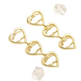 Designer Vrouwen Liefde Drop Oorbellen 18K Goud Cadeau Hanger Oorbellen Legering Niet Vervagende Hoge Kwaliteit Sieraden Ontwerp voor Vrouwen Luxe Oorbellen Groothandel