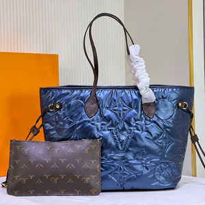 Designer Dames luxe draagtas boodschappentassen 2 stks / set met portemonnee Echt leer Medium mode Handtassen Grote samengestelde tassen portemonnee