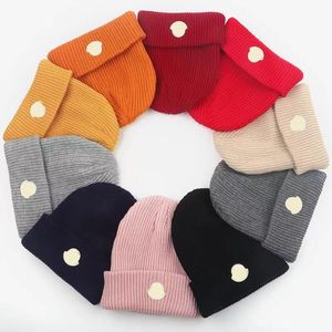 Designer Femmes Hommes Automne Hiver Chaud Bonnet Chapeau Couleur Unie Dame Mâle Stretch Tricoté Crochet Bonnets Chapeau Chapeau Pour Femmes Hommes