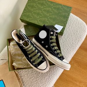 Diseñador Mujeres Hombres Zapatos casuales Low-top High-top Sneakers 2021 Luxury Canvas Shoe Soft Sole Sport Fashion Cómodo con tamaño de caja 35-45