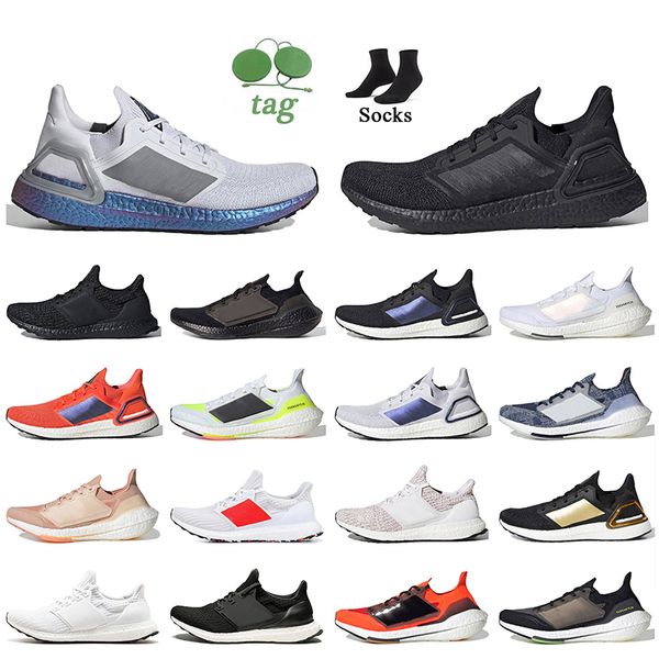 Designer Femmes Hommes Ultraboosts 20 22 Chaussures de course Ultra Boost19 4.0 Beige Gris Rose Nuage Blanc Noir Coureurs Baskets de sport de jogging en plein air Taille 36-45