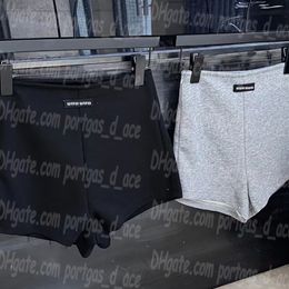 Designer Femmes Mini Boxers Shorts De Luxe Sexy Été Cool Shorts Casual Sportif Gris Noir Short De Plage